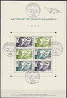 FRANCE 2021 OBLITERE 1er JOUR 17.06.21 - BLOC FEUILLET "ANTOINE DE SAINT-EXUPERY 1900-1944" - Gebruikt