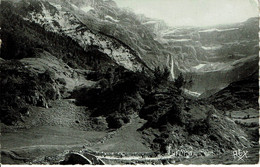 65 - Hte Pyrénées - GAVARNIE - LE PONT DE NOËL ET LE CIRQUE (verso Cachet Du Refuge Du Col Du Tourmalet) - Gavarnie