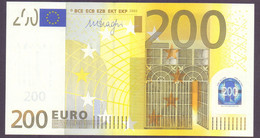 Deutschland, 200 €uro M. Draghi, X - E002 C1, Unc., Selten - 200 Euro