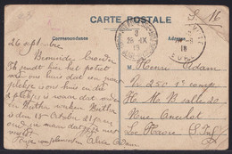 SERVICE MILITAIRE BELGE DE FRANCHEVILLE > Ste ADRESSE LE HAVRE 1916 - 250 1er Compagnie - Hopital Salle 20 - Oorlog 1914-18