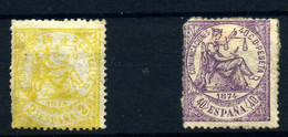 España Nº 143, 148. Año 1874 - Unused Stamps