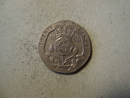 MONNAIE GRANDE BRETAGNE 20 PENCE 1990 - 20 Pence