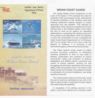 INDIA 2008-  INDIAN COAST GUARD- Information Brochure On Stamp Issue - Buste