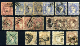 España Nº 102, 107/10, 113. Año 1872 - Unused Stamps