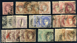 España Nº 102, 104/10, 113 Año 1870 - Unused Stamps