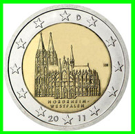 ALEMANIA ( GERMANY ) .- MONEDAS CONMEMORATIVAS 2.00 EUROS ALEMANIA AÑO 2011 (5 CECAS). - Allemagne