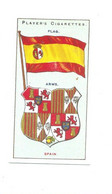 SPAIN Espagne Drapeau Flag  Emblem Cigarettes John Player & Sons TB   Like New 2 Scans - Player's