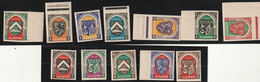 Algérie N°254 A 265 Non Dentele Sans Charniére ** Luxe RRR - Unused Stamps