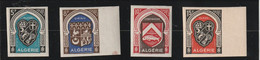 Algérie N°268 A 271  Non Dentelé Sans Charnière ** Luxe RRR - Unused Stamps