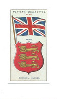 CHANNEL ISLANDS Îles Anglo-Normandes  Flag  Emblem Cigarettes John Player & Sons TB   Like New 2 Scans - Player's