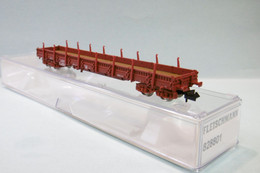 Fleischmann - WAGON PLAT A RANCHERS SNCF Res Réf. 828801 BO N 1/160 - Wagons Marchandises