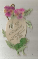 Découpis Celluloid , Militaria , Fleurs , 1er BATAILLON DE CHASSEURS , SAINT DIE , Noeud Tissu  , Frais Fr 1.55 E - Blumen