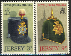 GB-Jersey, 1972, Royal Jersey Militia, 3, 9 P, MH* - Jersey