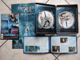 Resident Evil : Apocalypse En Métalbox 2 DVD + Livret + Affichette - Sciences-Fictions Et Fantaisie