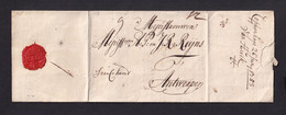 DDAA 198 - Lettre Précurseur COPPENHAGE 1753 Vers ANTWERPEN - Manuscrit Franco Ham(burg) - Port 9 à L'encre (2 Fois) - ...-1851 Voorfilatelie