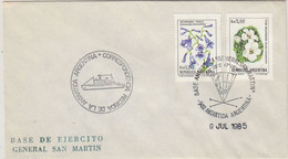 Argentina 1985 Antarctica/Base General San Martin Ca 9 Jul 1985 Cover (53918) - Briefe U. Dokumente