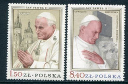 POLAND 1979 Papal Visit MNH / **.  Michel 2629-30 - Neufs