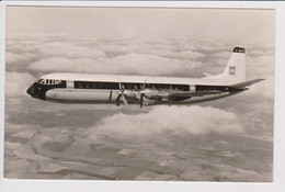 Vintage Rppc BEA British European Airways Vickers Vanguard Propjet Aircraft - 1919-1938: Entre Guerres