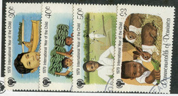 269 Dominica 1979 Sc.#613-16 Used "Offers Welcome" - Dominica (1978-...)