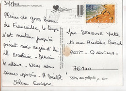 France Maury AA 29a (Yvert 29) O Vacances Sans Phospho Ssl (c 120) - Lettres & Documents