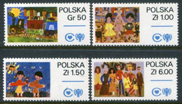 POLAND 1979 Year Of The Child MNH / **.  Michel 2603-06 - Unused Stamps