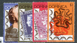 276 Dominica 1980 Sc.#663A-63D Used "Offers Welcome" - Dominica (1978-...)
