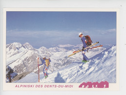 Dent De La Chaux ALPINISKI Dents Du Midi Finale Championnat Suisse Coupe D'Europe 1995 Salavant-Merécottes Champery-Port - La Chaux