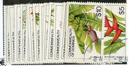 289 Dominica 1981 Sc.#716-33 Used "Offers Welcome" - Dominica (1978-...)