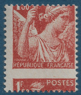 France IRIS N°652** 1fr50 Variété De Piquage Très Décalé...TTB Signé Calves - Unused Stamps