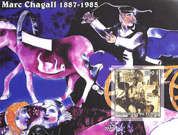 NB - [38031]TB//ND/Imperf-Tchad 2002 - ND/Imperf - Célébrité, Peintre - Marc Chagall. - Ciad (1960-...)