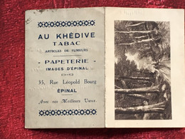 Epinal - 1940 WW2- -Calendrier Petit Format Au Khédive Persan خدیو Tabac R Leopold Bourg Calendriers-☛titre Ismaïl Pacha - Petit Format : 1921-40