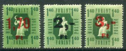 HUNGARY 1954 Parcel Post MNH / **.  Michel 1-3 - Paquetes Postales