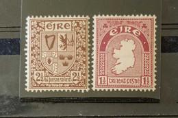 Irlanda EIRE 1922/23 Valori Diversi 1 1/2 P + 2 1/2 P Nuovi ** - Nuevos