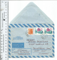Hungary Budapest To Montreal Canada Nov 1976..................(Box 8) - Lettres & Documents