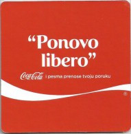 Coca Cola Coaster From Serbia - Bierviltjes