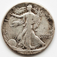 USA HALF DOLLAR 1941 SILVER F KM#142 "free Shipping Via Registered Air Mail" - 1916-1947: Liberty Walking (Libertà Che Cammina)