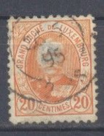 Luxemburgo,1891/93, Yvert Tellier 61, Usado - 1891 Adolphe Voorzijde