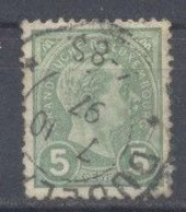 Luxemburgo,1895, Yvert Tellier 69, Usado - 1895 Adolphe De Profil