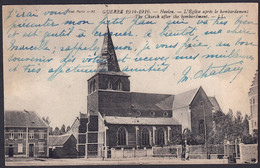 +++ CPA - HAELEN - HALEN - Guerre 14-18 - Eglise Après Le Bombardement  // - Halen