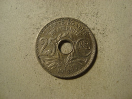 MONNAIE FRANCE 25 CENTIMES 1938 LINDAUER MAILLECHORT - 25 Centimes
