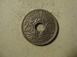 MONNAIE FRANCE 25 CENTIMES 1933 LINDAUER - 25 Centimes