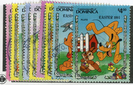 308 Dominica 1984 Sc.#832-40 Used "Offers Welcome" - Dominica (1978-...)