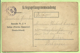 Kriegsgefangenensendung SOLTAU Naar Liege   (3631* - Krijgsgevangenen