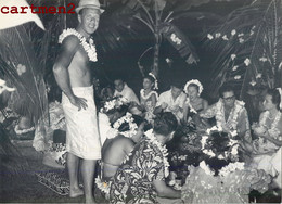 PHOTOGRAPHIE ANCIENNE : TAHITI POLYNESIE FRANCAISE DANSEUSE VAHINE ETHNOLOGIE DANSE ETHNIC OCEANIE - Polynésie Française