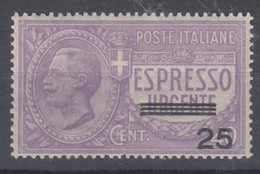 Italy Kingdom 1917 Espresso Sassone#3 Mint Hinged - Gebraucht