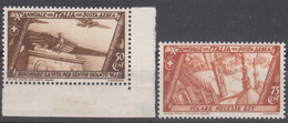 Italy Kingdom 1932 Posta Aerea Sassone#A42-A43 Mint Hinged - Nuovi