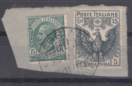 Italy Kingdom 1915-1916 Sassone#103 Used On Piece - Oblitérés