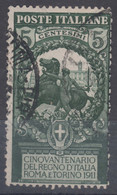 Italy Kingdom 1911 Sassone#93 Used - Oblitérés