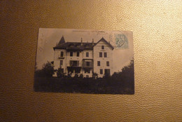 CPA Dampierre - Jura (39) - Villa Du Frêne (Garnier ??) - Femme Au Balcon - Homme Dans Les Espaces Verts Devant La Villa - Dampierre