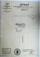 Luxembourg/ MERL Alter Kadasterplan Aus Dem Jahre 1954 - Other Plans